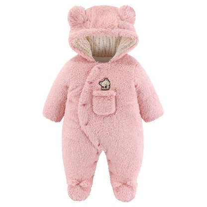 Thick Hooded Romper For Baby-Children Cloth Shop