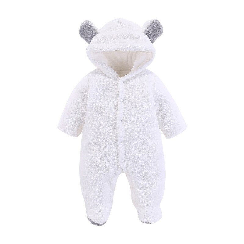 Bear Hooded Romper For Baby-Children Cloth Shop