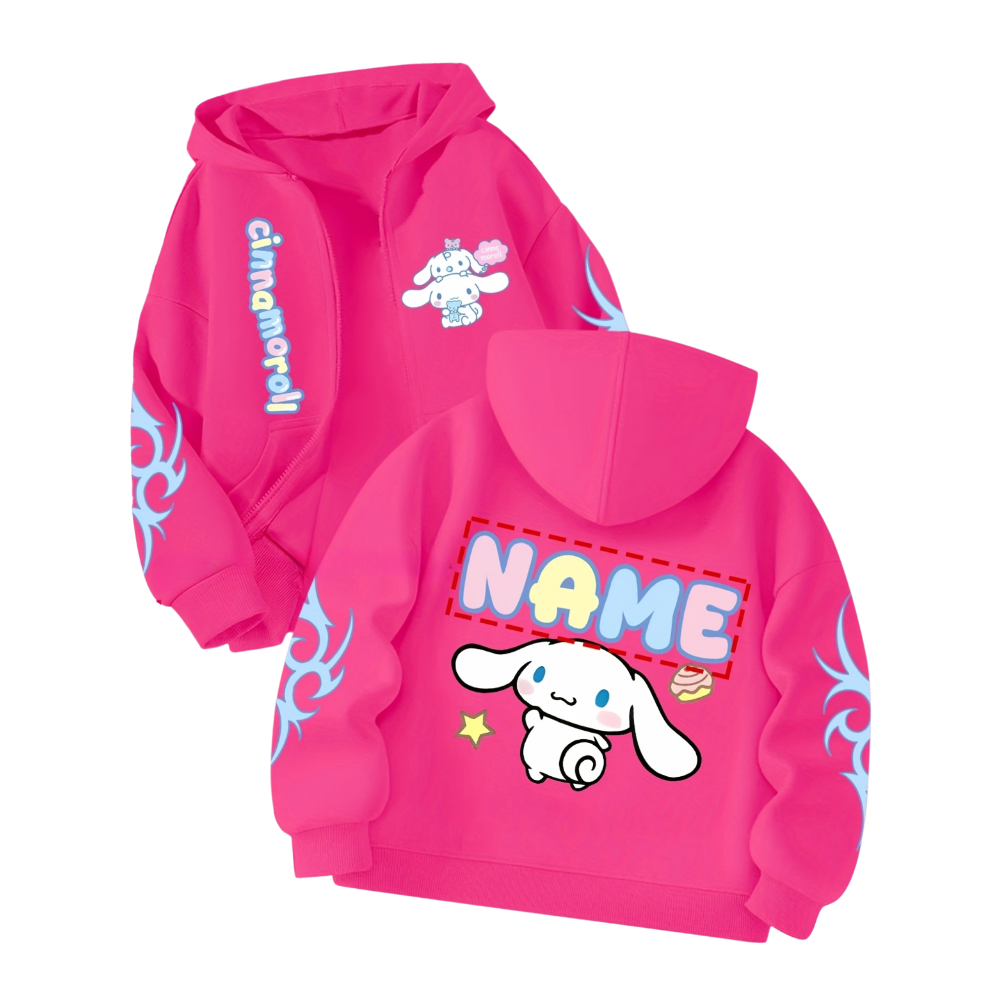 Stylish Cinnamoroll Themed Hoodie For Girls 