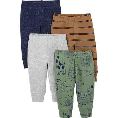 Unisex Babies Pant Pack Of 4
