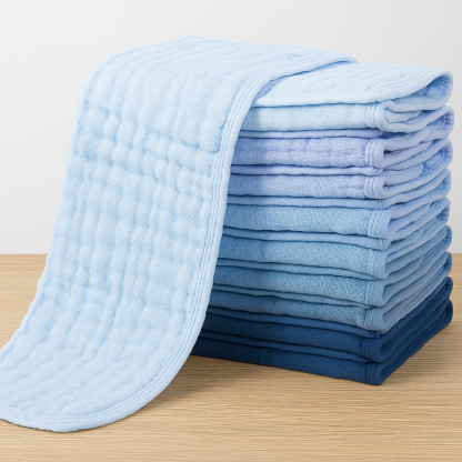  Muslin Burp Cloths for Baby 10 Pack