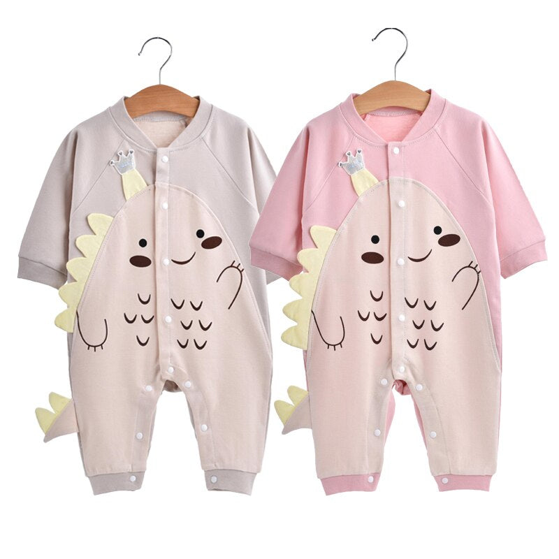 Cartoon Dinosaur Rompers For Baby Boys & Girls-Children Cloth Shop