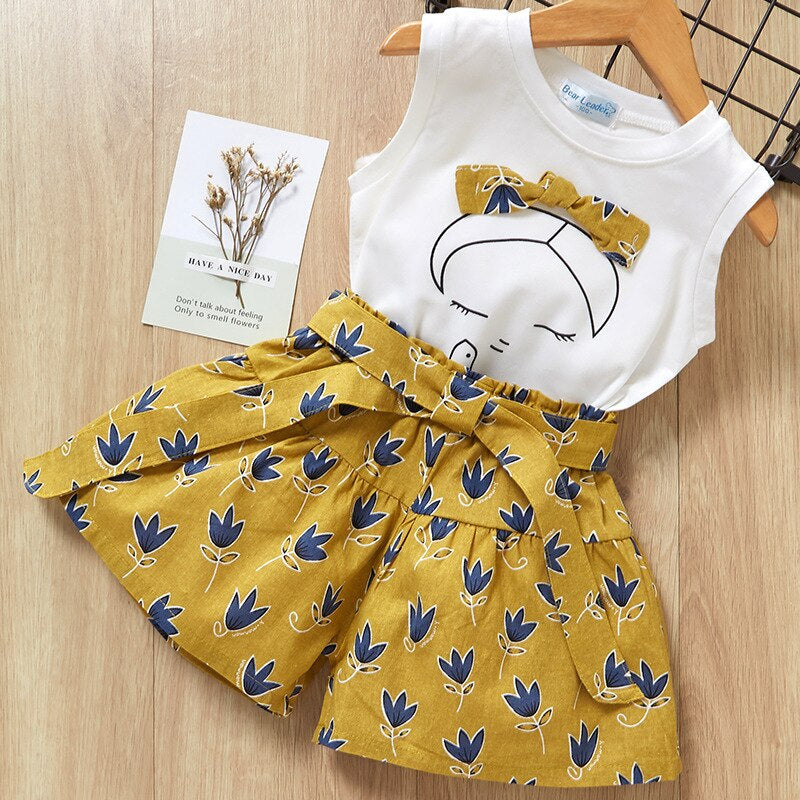 Crazy Girls T-shirt And Shorts-Children Cloth Shop
