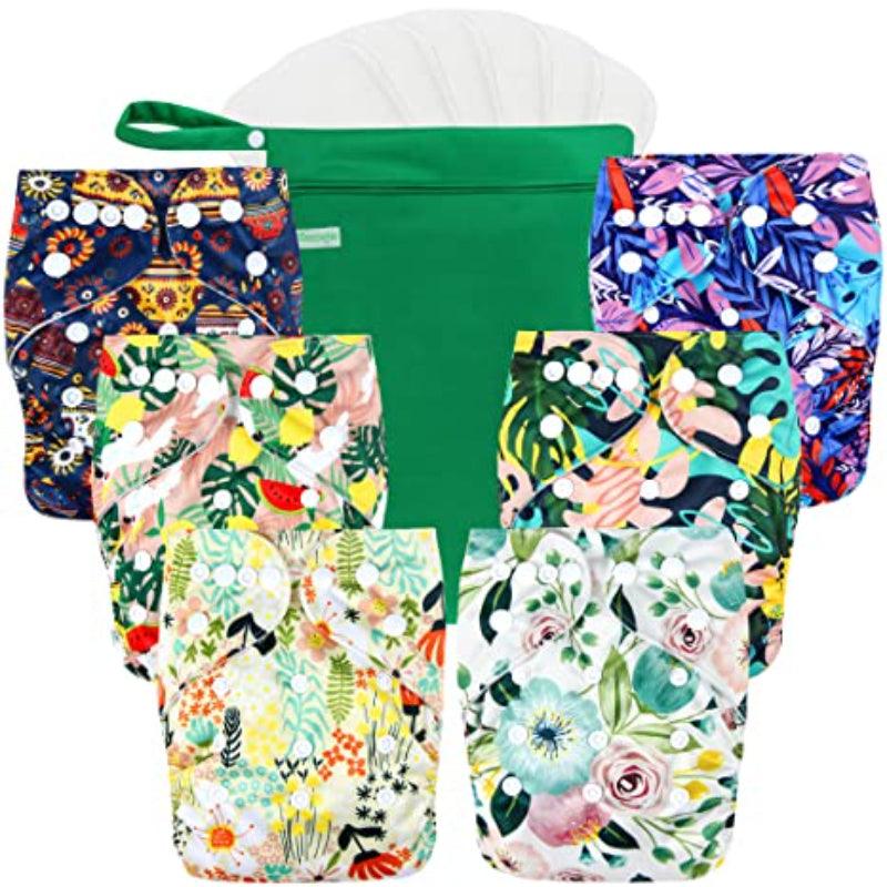 Printed Reusable Cloth Diapers-Children Cloth Shop
