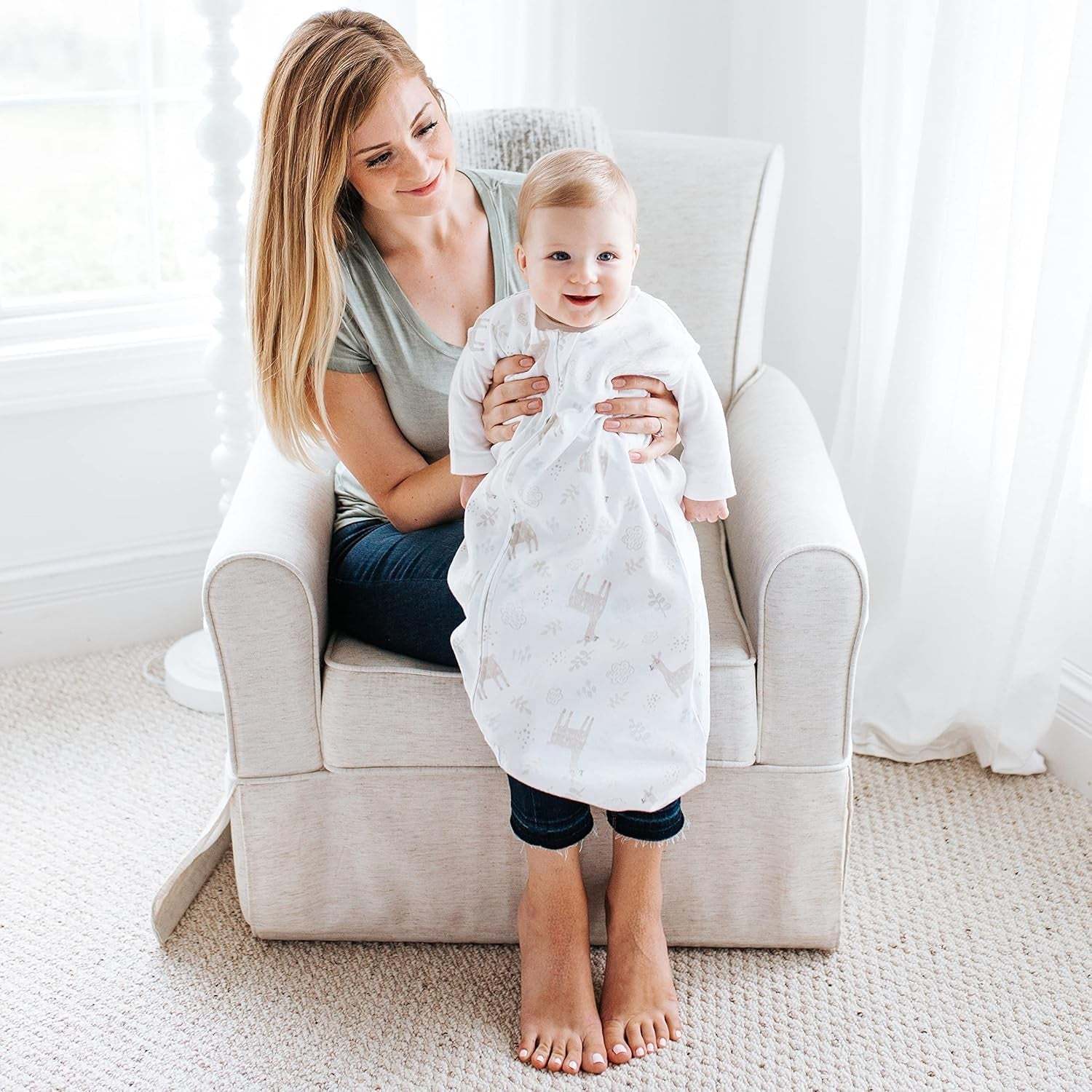 Adjustable Sleeveless Baby Sleep Sack With 3 Way Zipper-Children Cloth Shop