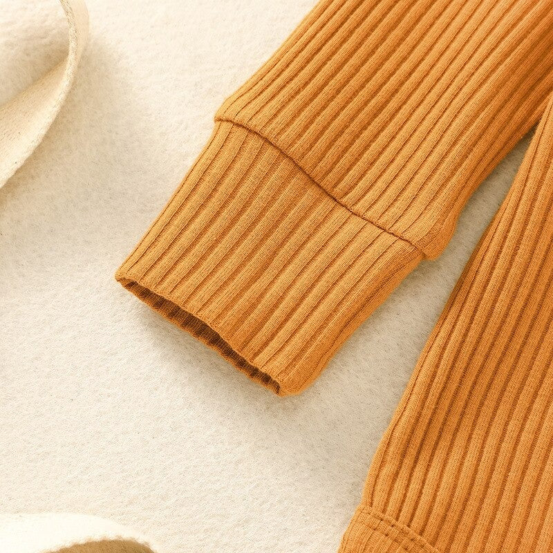 Solid Striped Cotton Jumpsuits For Toddlers-Children Cloth Shop