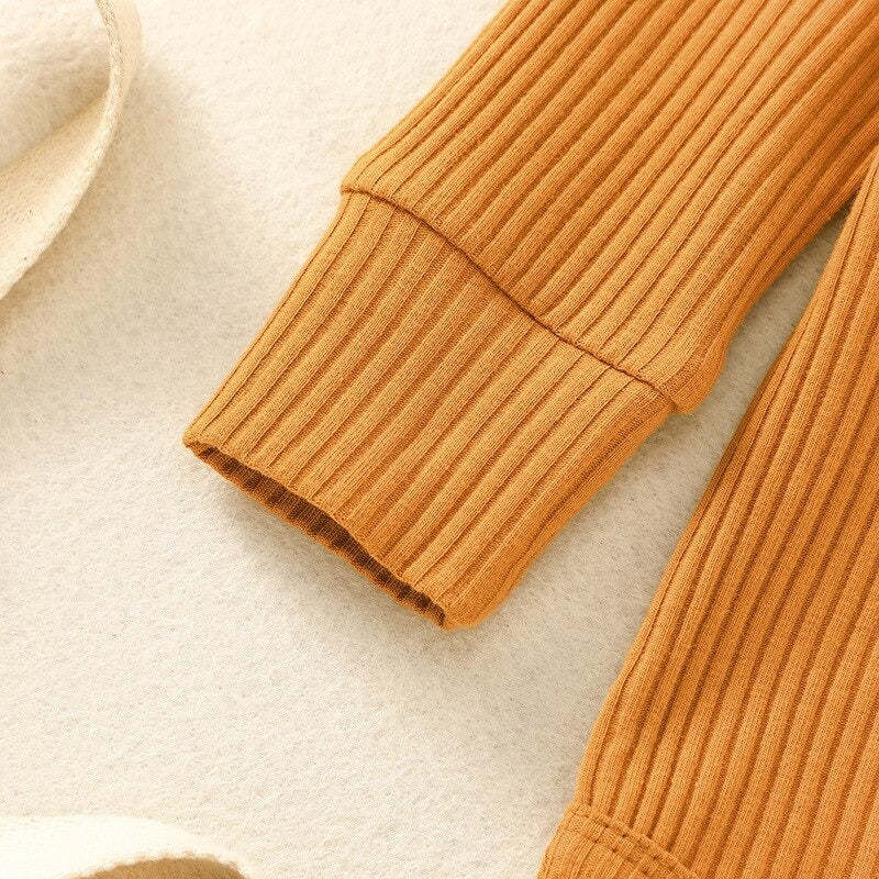 Solid Striped Cotton Jumpsuits For Toddlers-Children Cloth Shop