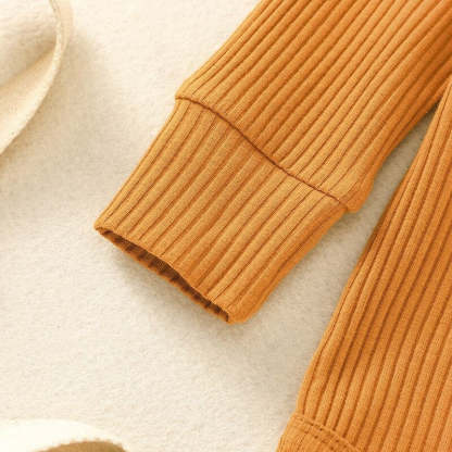 Solid Striped Cotton Jumpsuits For Toddlers-Children Cloth Shop