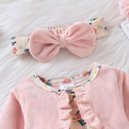 Floral Print Long Sleeves Dress For Girl Baby-Children Cloth Shop