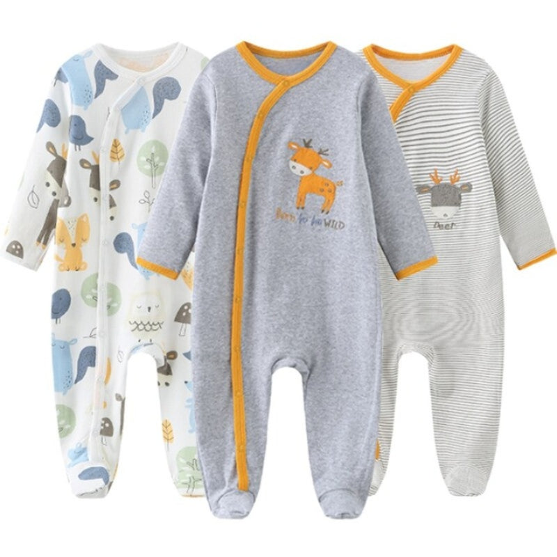 3Pcs Infant Rompers Jumpsuit Set-Children Cloth Shop