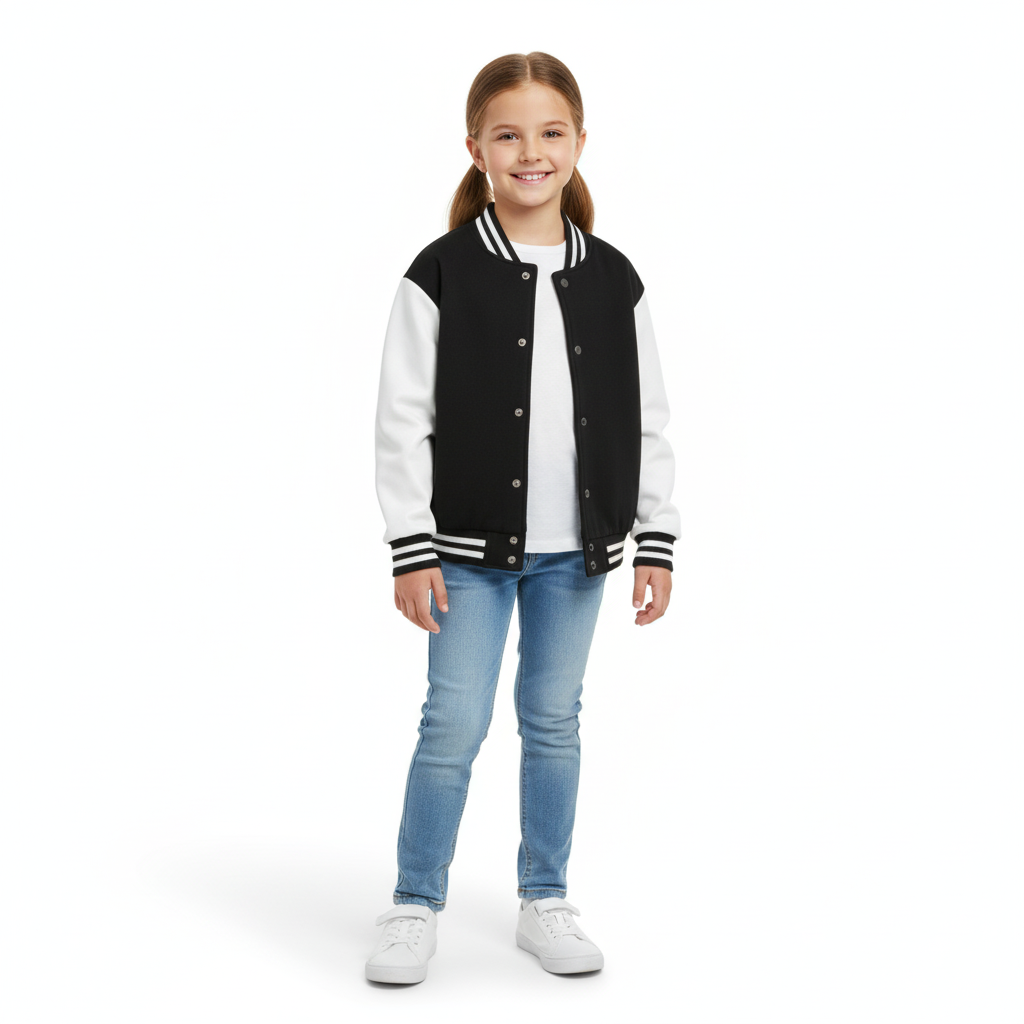Customizable Baseball Jacket For Girls 