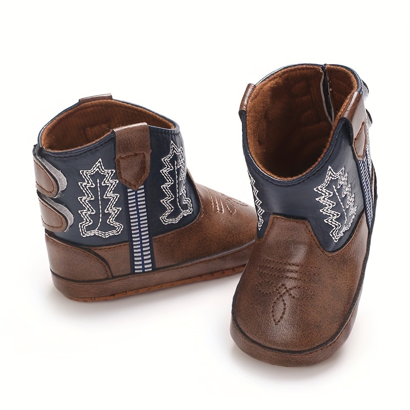 Mid Top Boots For Baby With Hook And Loop Closure
