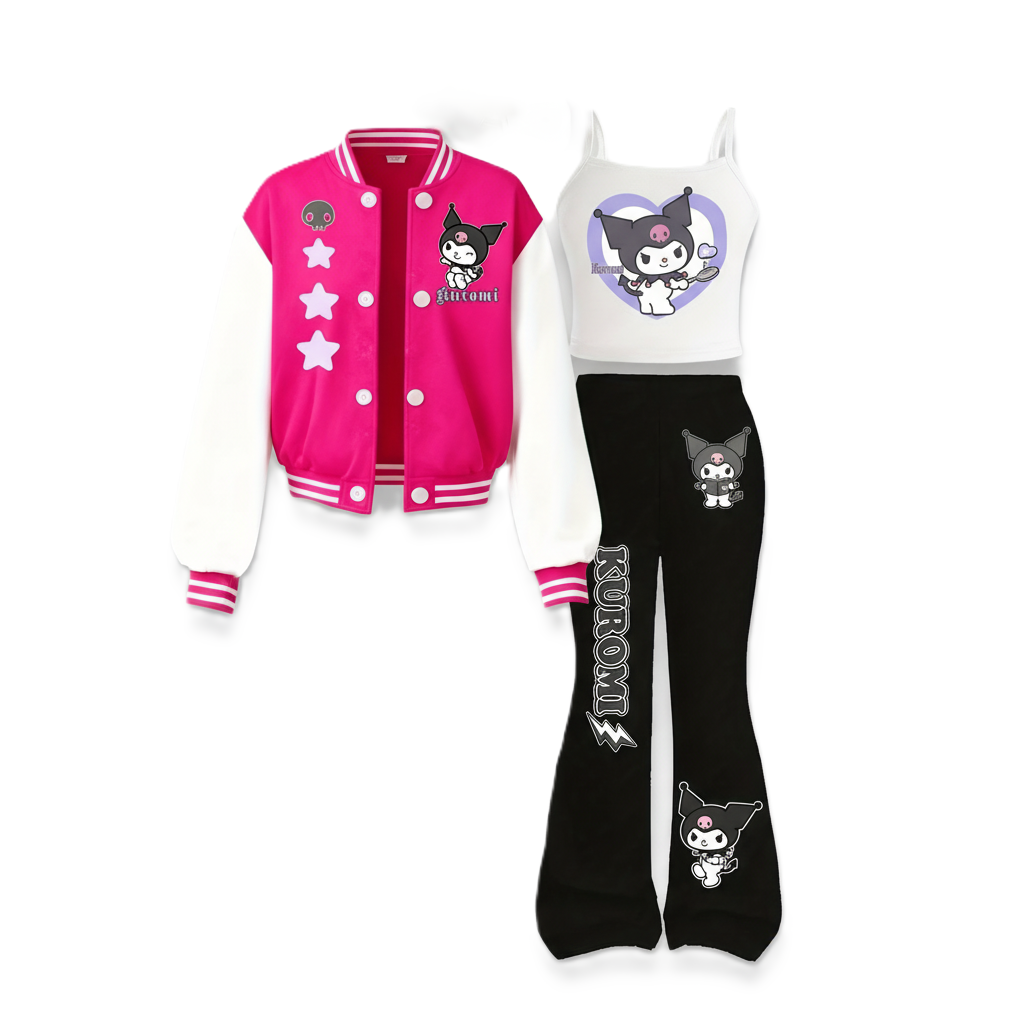 Sanrio Kuromi Girls 3PCS Set