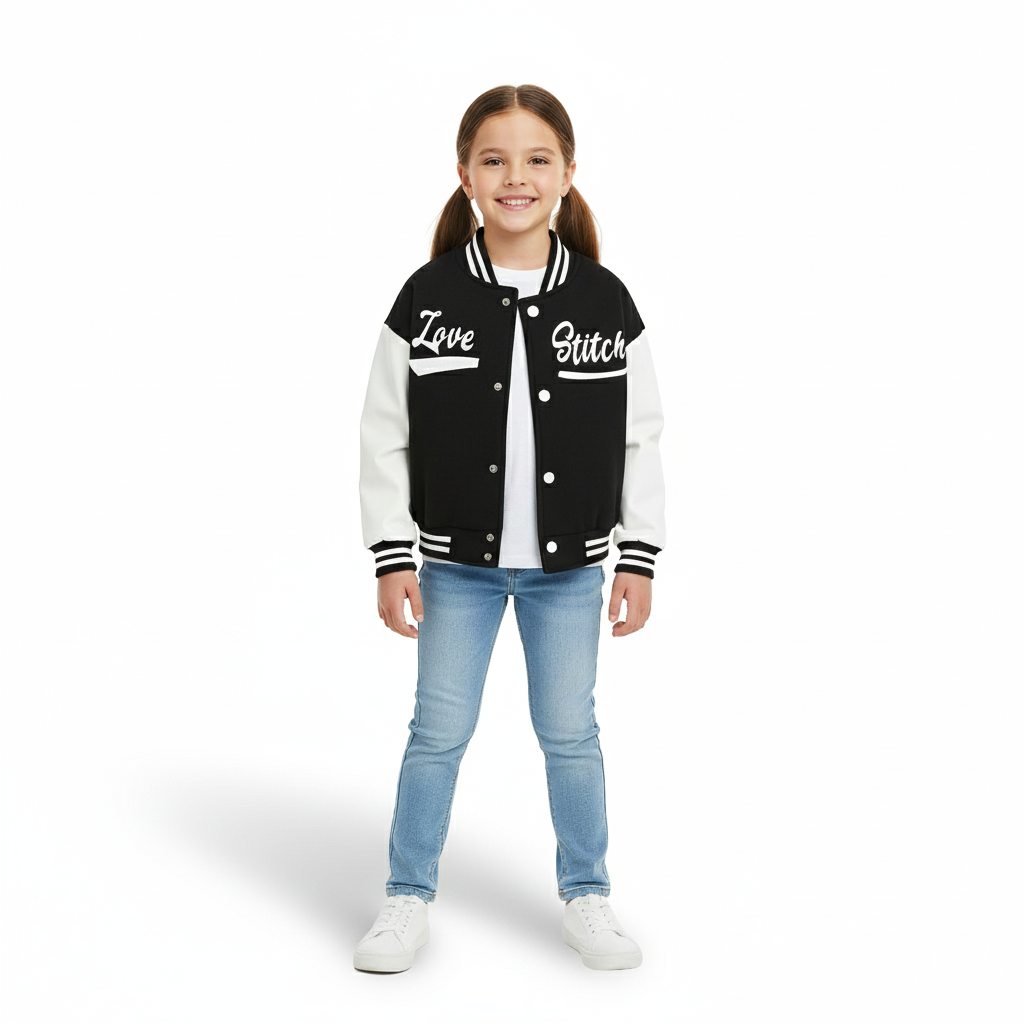Double Sided Cartoon Baseball Jacket