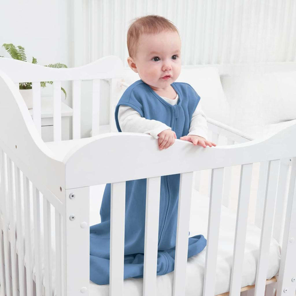 Sleeveless Zippered Blankets With Pack Of 3 Baby Sleep Sacks