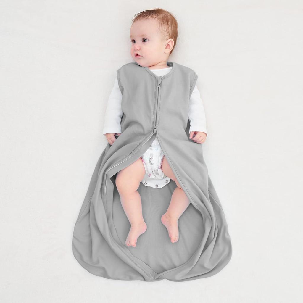 Sleeveless Zippered Blankets With Pack Of 3 Baby Sleep Sacks