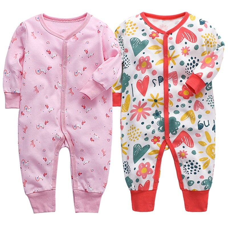 2 Pcs Cotton Full Sleeves Sleeper Romper-Children Cloth Shop