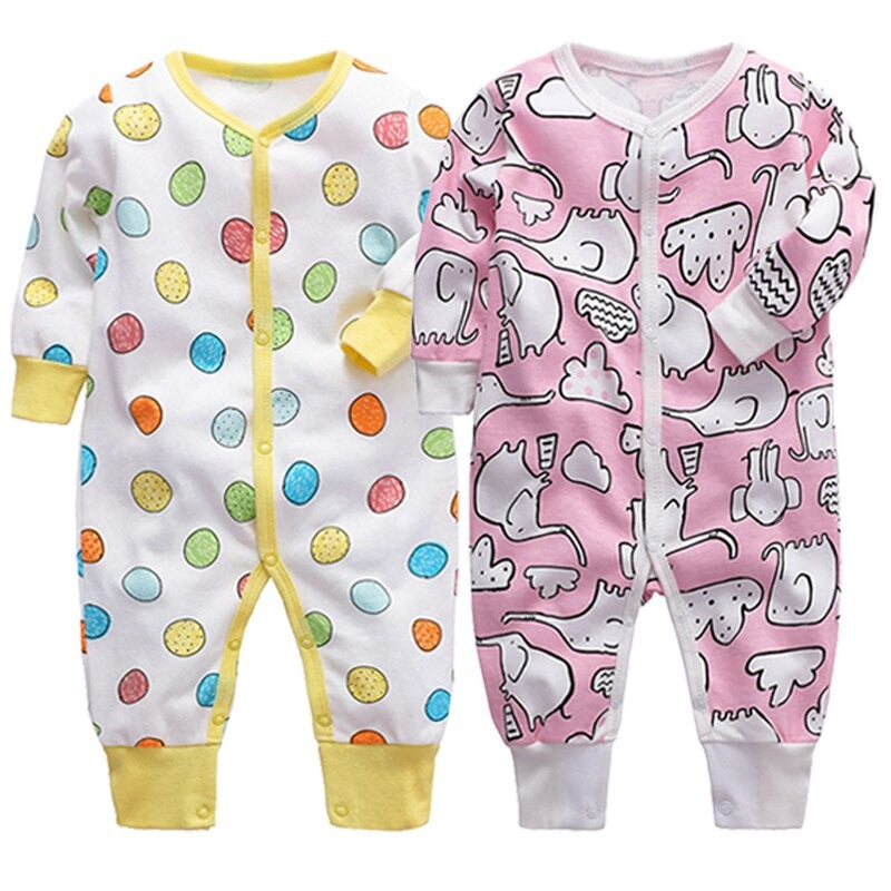 2 Pcs Cotton Full Sleeves Sleeper Romper-Children Cloth Shop
