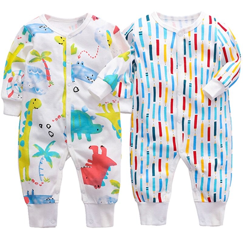2 Pcs Cotton Full Sleeves Sleeper Romper-Children Cloth Shop