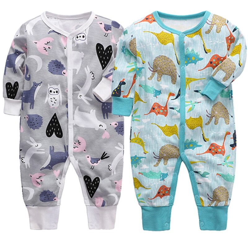 Pajamas Bodysuit Sets With Long Sleeves For Babies-Children Cloth Shop