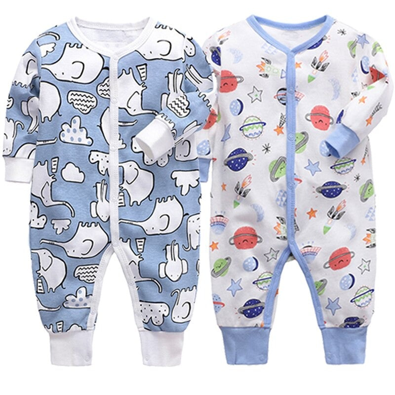 Pajamas Bodysuit Sets With Long Sleeves For Babies-Children Cloth Shop