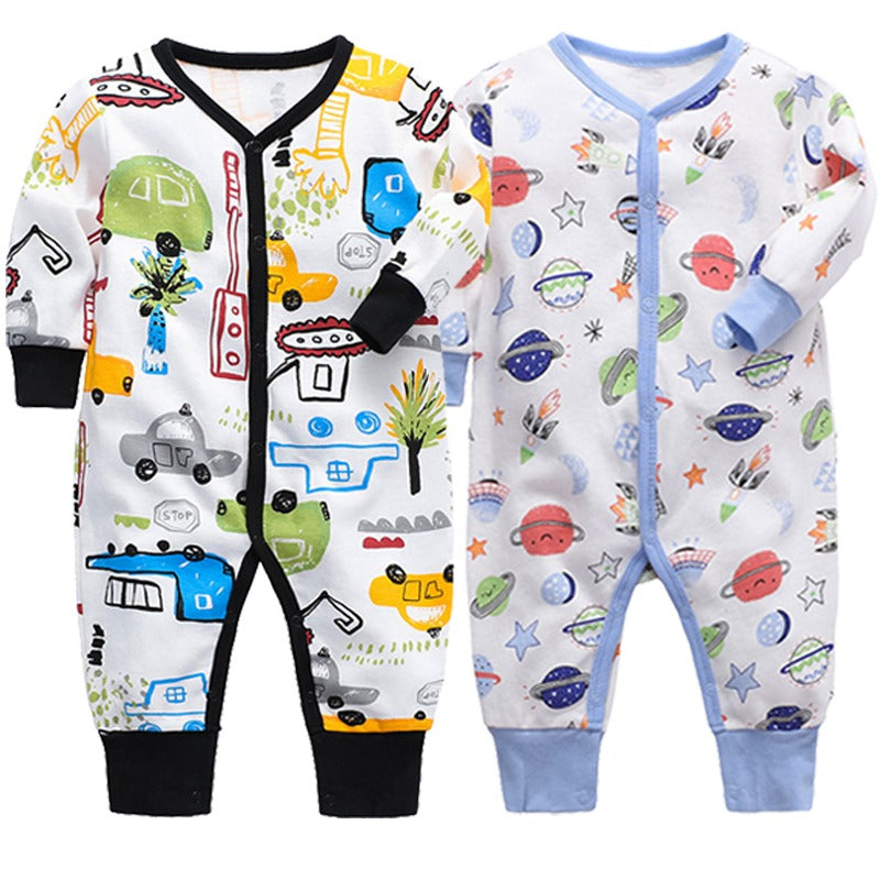 2 Pcs Full Sleeves Sleeper Romper For Babies-Children Cloth Shop