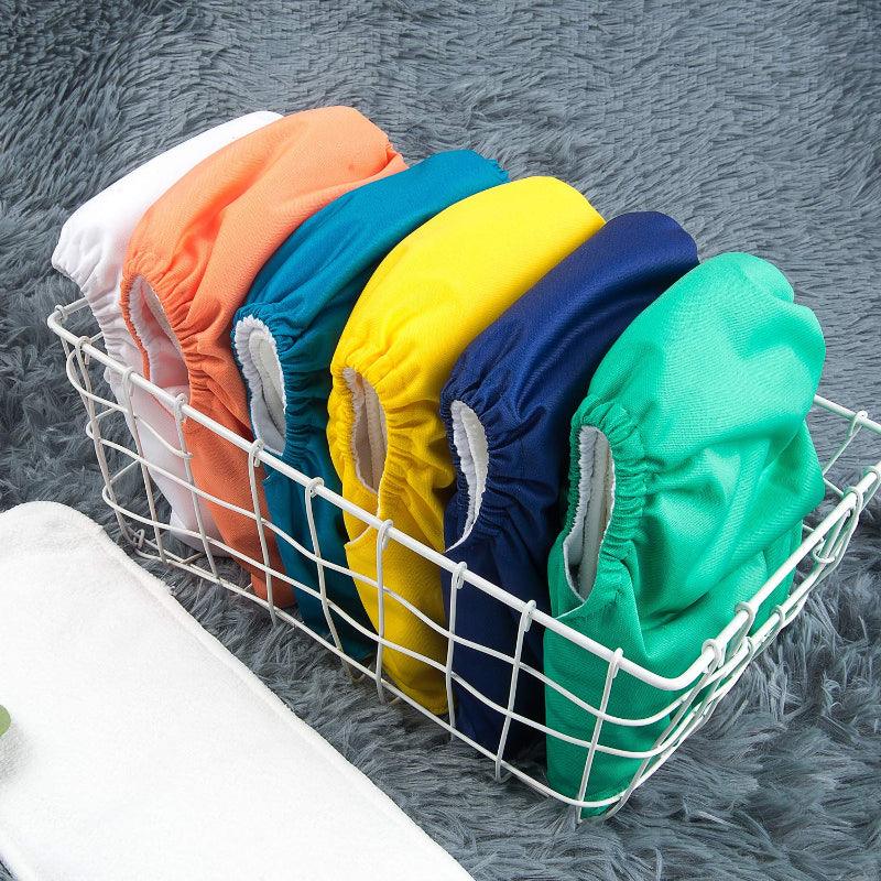 Adjustable Washable Reusable Baby Cloth Diapers For Baby with 6 Pack and 12 Inserts-Children Cloth Shop