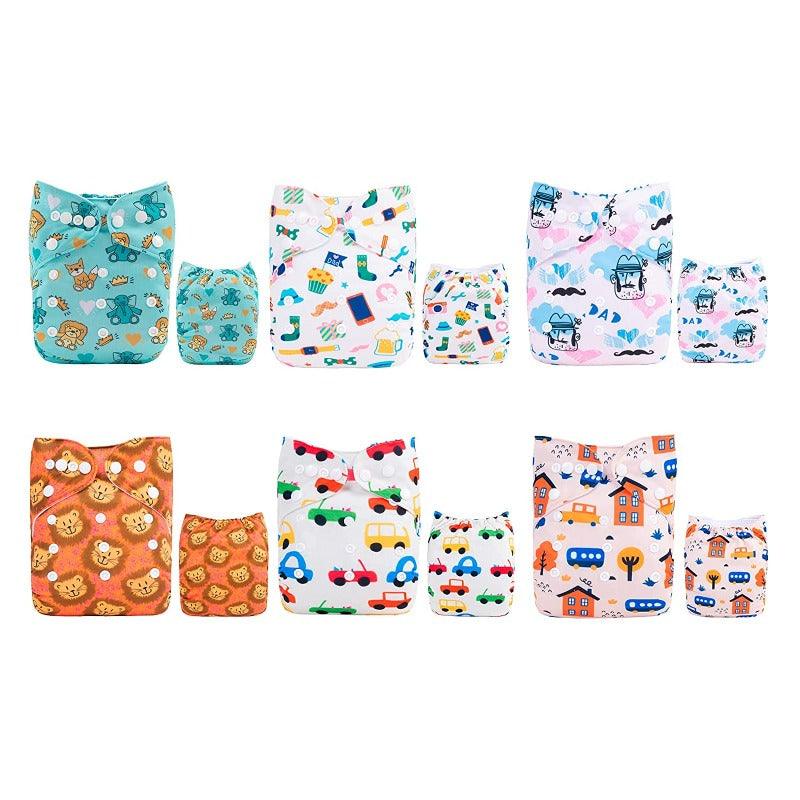 Reusable Charcoal Bamboo Diapers-Children Cloth Shop