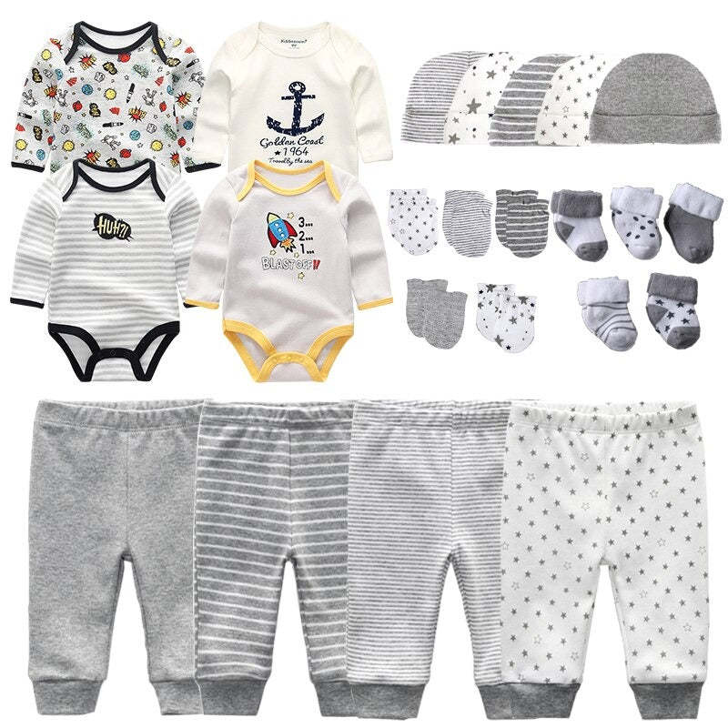 Bodysuits With Pants Hats Gloves & Socks Outfits For Babies-Children Cloth Shop