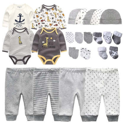 Bodysuits With Pants Hats Gloves & Socks Outfits For Babies-Children Cloth Shop