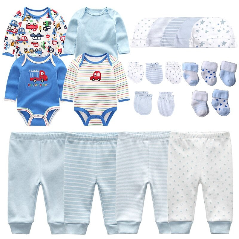 Bodysuits With Pants Hats Gloves & Socks Outfits For Babies-Children Cloth Shop