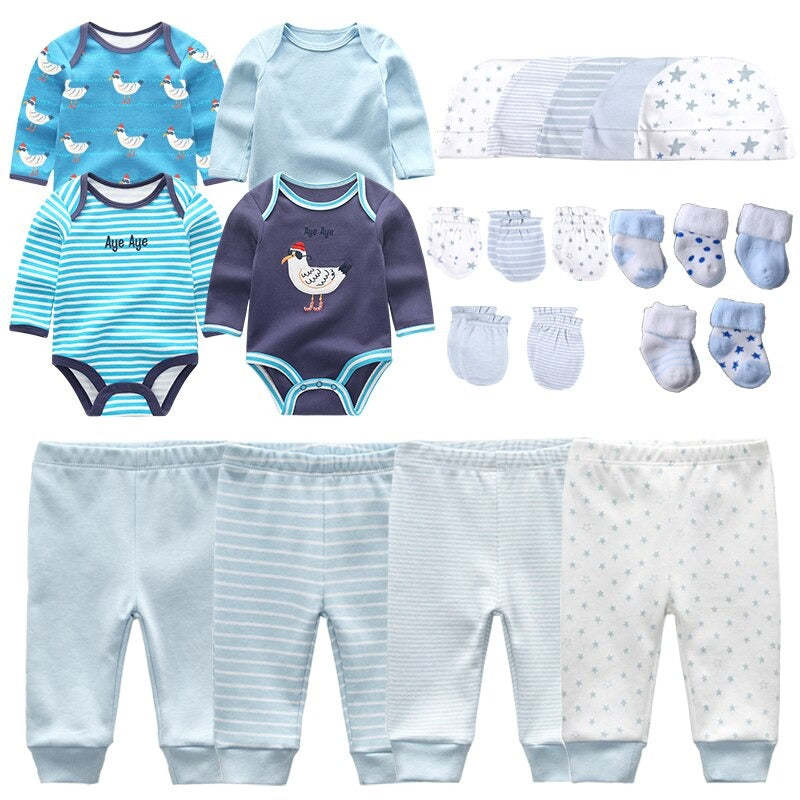 Bodysuits With Pants Hats Gloves & Socks Outfits For Babies-Children Cloth Shop