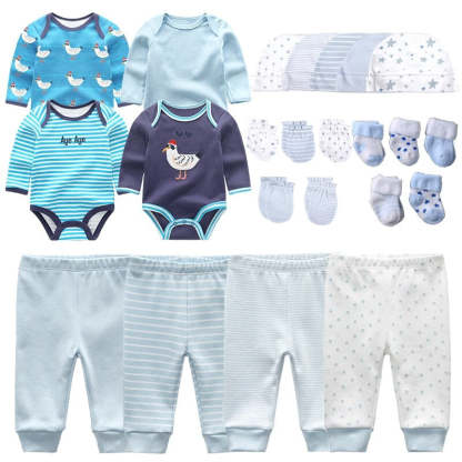 Bodysuits With Pants Hats Gloves & Socks Outfits For Babies-Children Cloth Shop