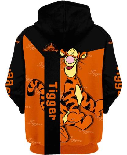 Adorable Tigger Print Hoodie - Children Cloth Shop