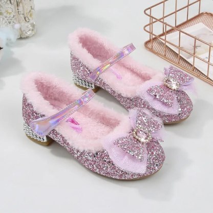 Artwork Printed Heel Sandals-Children Cloth Shop
