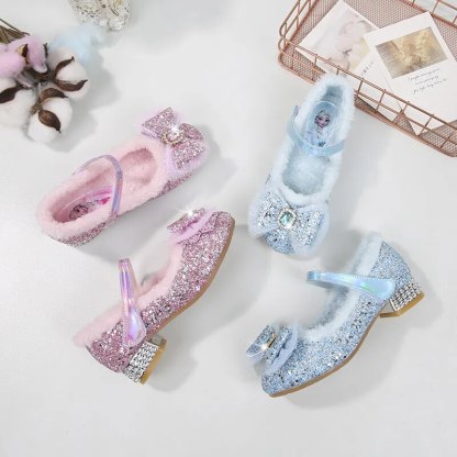 Artwork Printed Heel Sandals-Children Cloth Shop