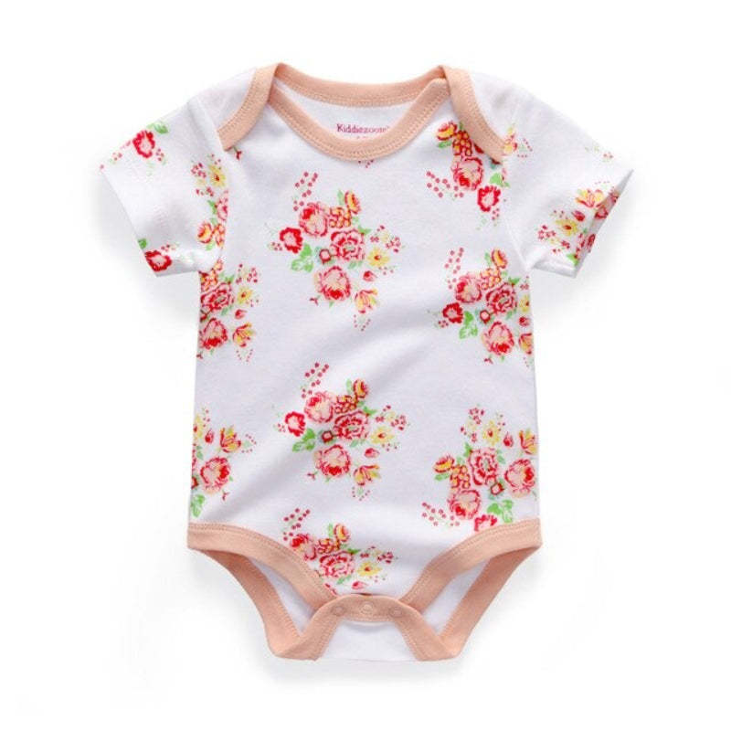 Short Sleeve Printed Jumpsuit For Babies-Children Cloth Shop