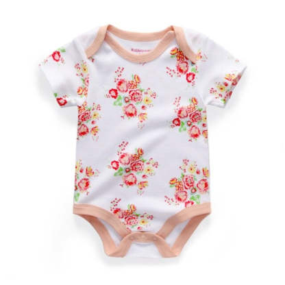 Short Sleeve Printed Jumpsuit For Babies-Children Cloth Shop