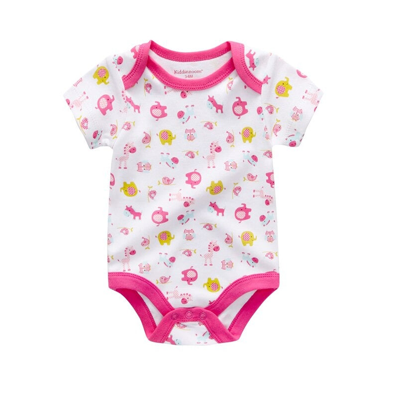 Short Sleeve Printed Jumpsuit For Babies-Children Cloth Shop