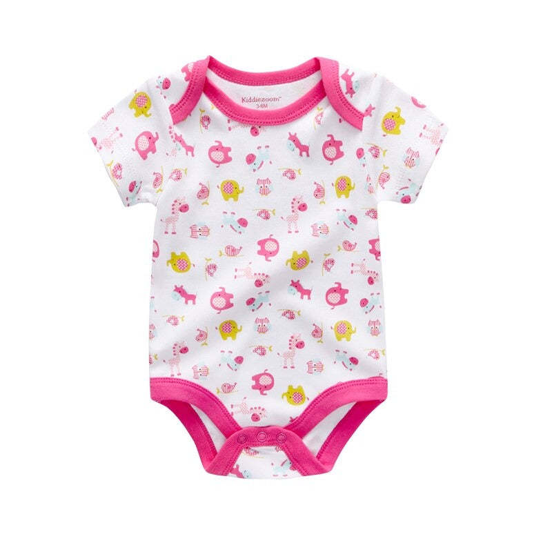 Short Sleeve Printed Jumpsuit For Babies-Children Cloth Shop