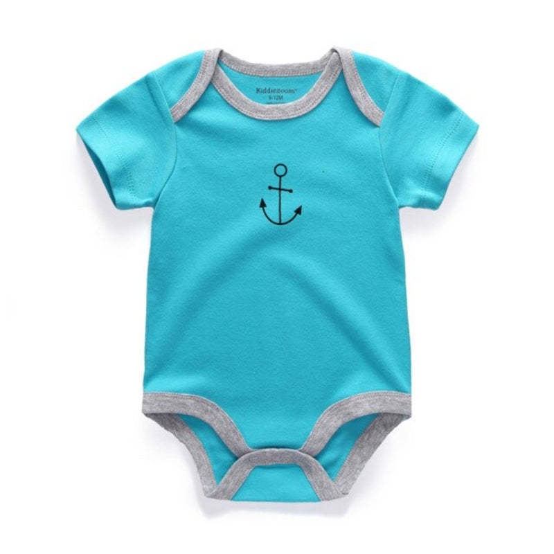 Short Sleeve Printed Jumpsuit For Babies-Children Cloth Shop