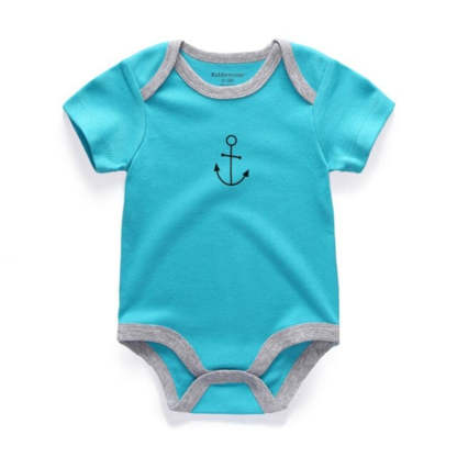 Short Sleeve Printed Jumpsuit For Babies-Children Cloth Shop