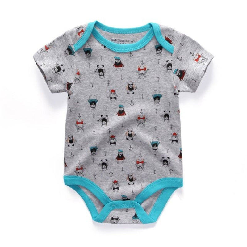 Short Sleeve Printed Jumpsuit For Babies-Children Cloth Shop