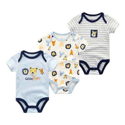 3Pcs Cotton Infant Jumpsuits-Children Cloth Shop