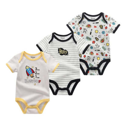 3Pcs Cotton Infant Jumpsuits-Children Cloth Shop