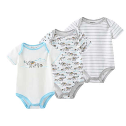 3Pcs Cotton Infant Jumpsuits-Children Cloth Shop