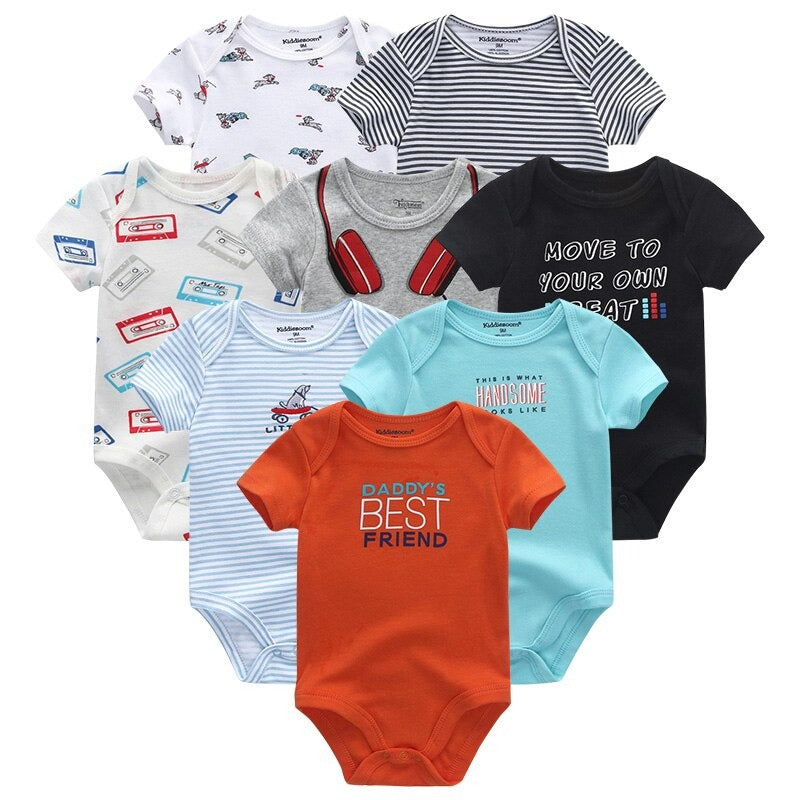 8pcs Newborn Baby Boy Babysuits-Children Cloth Shop