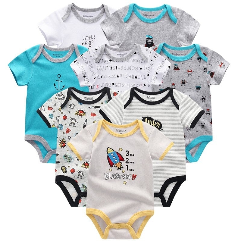 8pcs Newborn Baby Boy Babysuits-Children Cloth Shop
