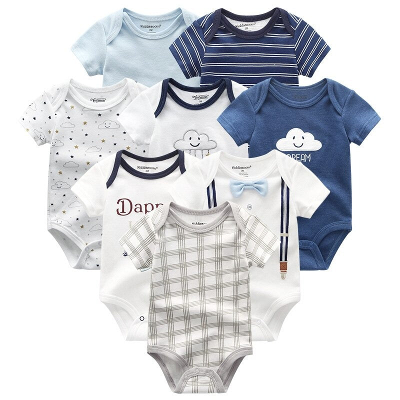 8pcs Newborn Jumpsuits-Children Cloth Shop