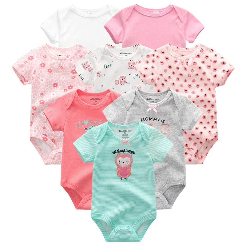 8pcs Newborn Jumpsuits-Children Cloth Shop
